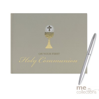 First Holy Communion Ivory Guest Book