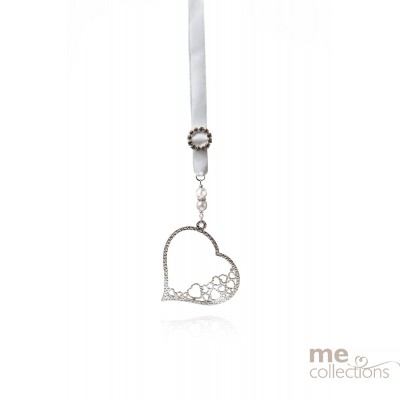 Floating Hearts Silver