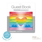 Rainbow Love Heart Hang Sell Guest Book