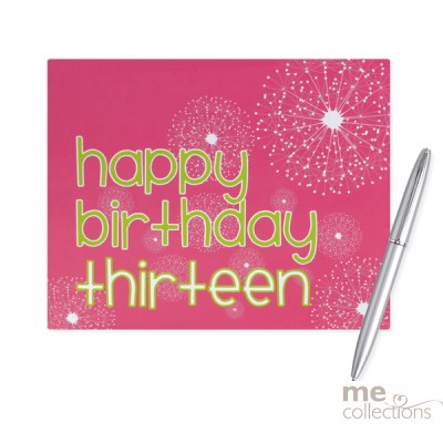 13th Birthday Pink Guest Book
