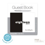 Eighteen Years Black and White Guest Book