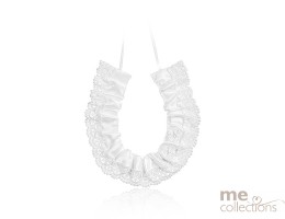 Satin Horseshoe With Delicate Lace - IVORY ONLY